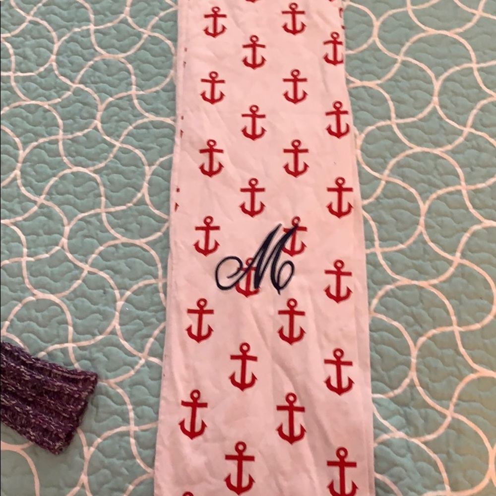 M monogram infinity scarf